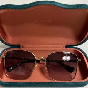 Gucci Gold Frame Sunglasses GG1146SK 001